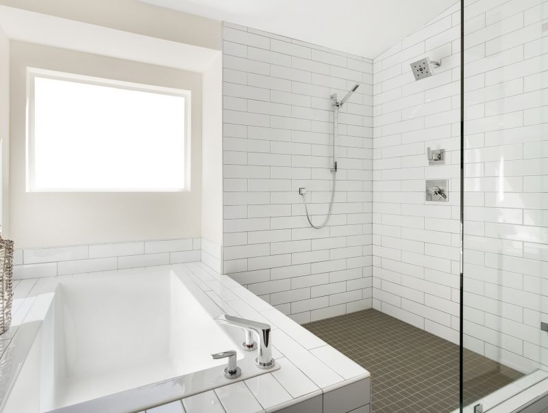 Bathtub to Shower Conversion with Modern Tiles