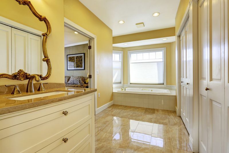 Elegant Flooring in a Master Bath